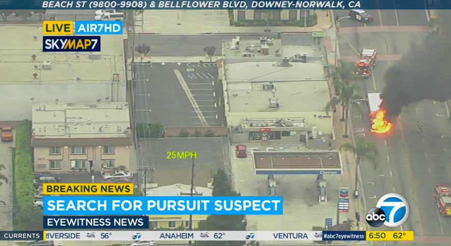 Abc7 Eyewitness News On Twitter Live Front Right Tire Catches Fire As Stolen Vehicle Suspect Continues Slow Speed Chase On 91 Freeway Wb In Downey Area Https T Co Tx2dzndvmz Https T Co Cixhqoxv7g