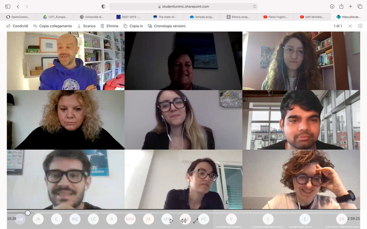 Alecavicchi's tweet photo. 5 years ago: the first edition of the International Student Competition on Place branding and Med Diet. During these days: a new virtual edition with old friends and new faces! #iscfermo #mediterraneandiet #picenolab #destinazionemarche @TheWineLabEU @UniMC @EUErasmusPlus https://t.co/MbfU4vy1Vf