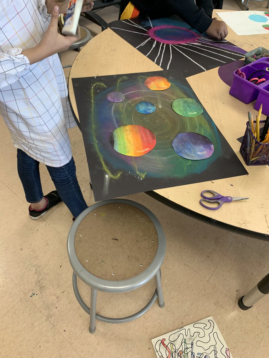 Our fourth grade galaxy drawings are out of this world!!