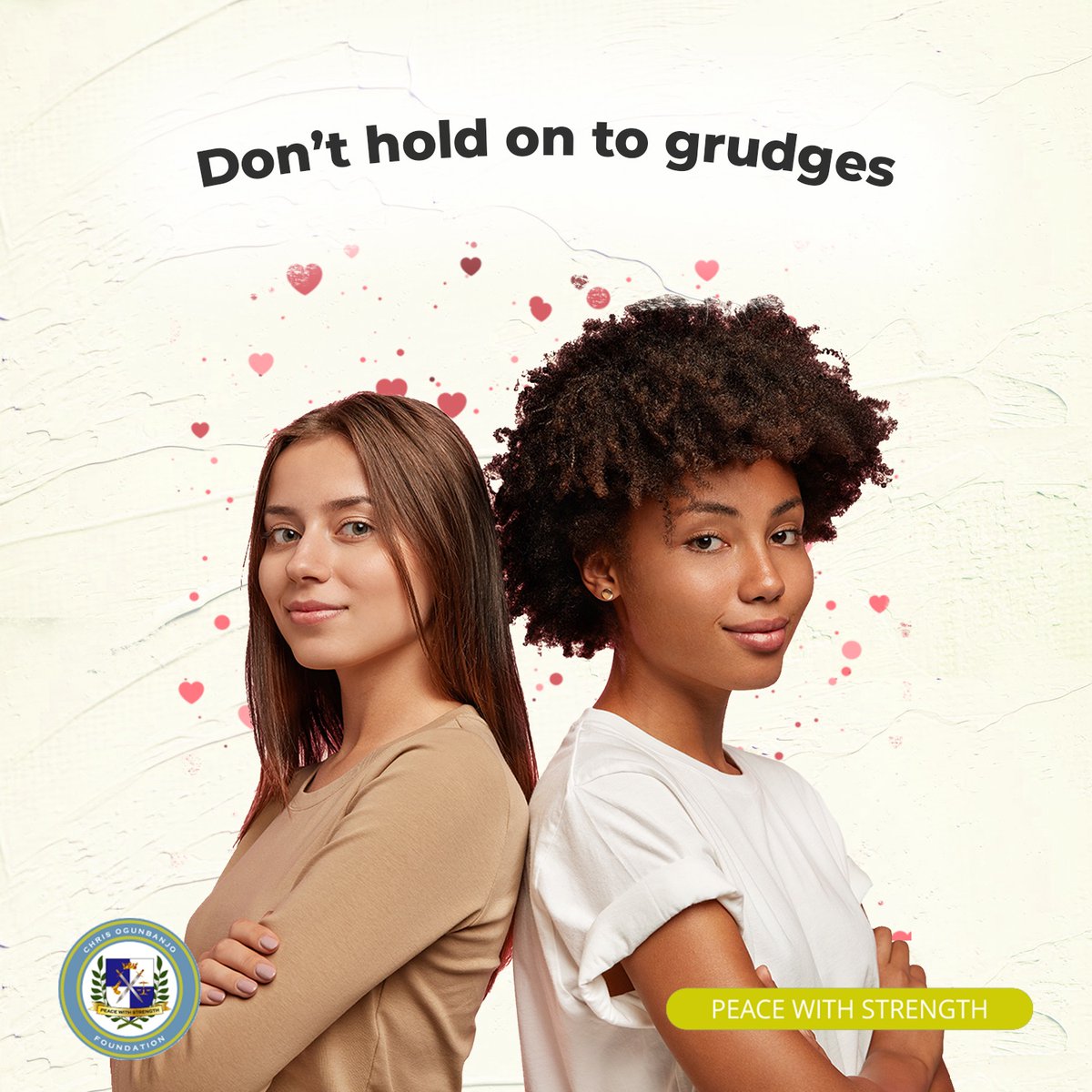 ChrisOgunbanjo's tweet photo. Holding on to a grudge equals constantly staying angry at someone or a group of people and this can mentally wear you out and make you miserable.

Wouldn’t you rather choose peace of mind? Just let go! https://t.co/ZA5KTB2MTF