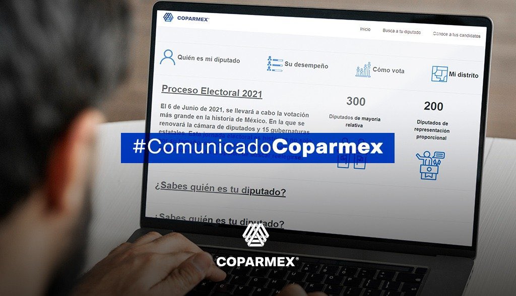 CoparmexTex's tweet photo. ��#ComunicadoCoparmex 📰
En el marco de la campaña #ParticipoVotoExijo, @Coparmex presentó #ConoceDecideyExige un instrumento de evaluación y monitoreo democrático para analizar y evaluar las candidaturas a diputaciones federales. https://t.co/YWX9eslv2H