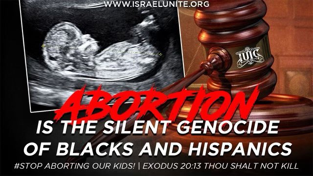 BishopNathanyel's tweet photo. Since 1973 #Black and Brown #women have murdered over 19 Million Children through #Abortions! At #IUIC we are holding our sisters accountable for their actions! Learn more at https://t.co/LDJLWBqjFJ #AbortionIsMurder #ProChoiceIsProMurder #ThouShallNotKill https://t.co/2syCfilmbv