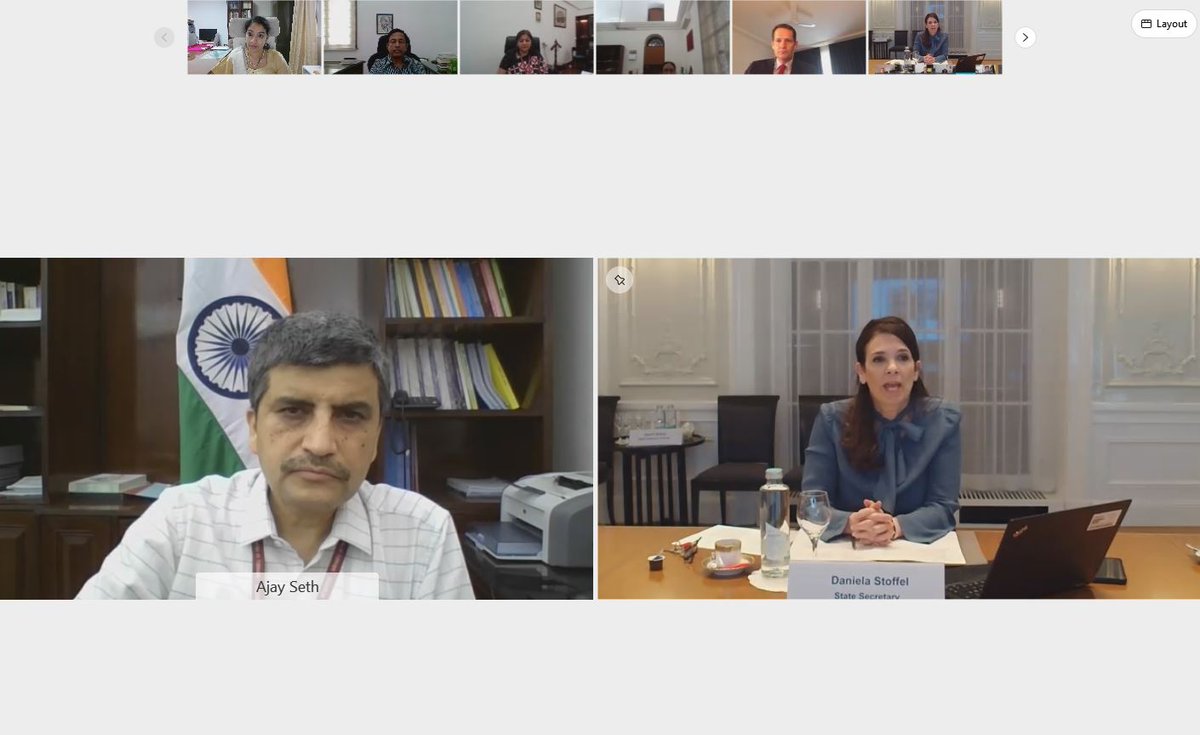 Daily Current Affairs Update | 15 May 2021 8 India In Switzerland &Amp; Liechtenstein'S Tweet - &Quot;4Th India-Switzerland Financial Dialogue Was Held Today, May 11, 2021 In Virtual Format. Dialogue Was Co-Chaired By Ajay Seth, Secretary(Economic Affairs) @Finminindia &Amp; H.e. Daniella