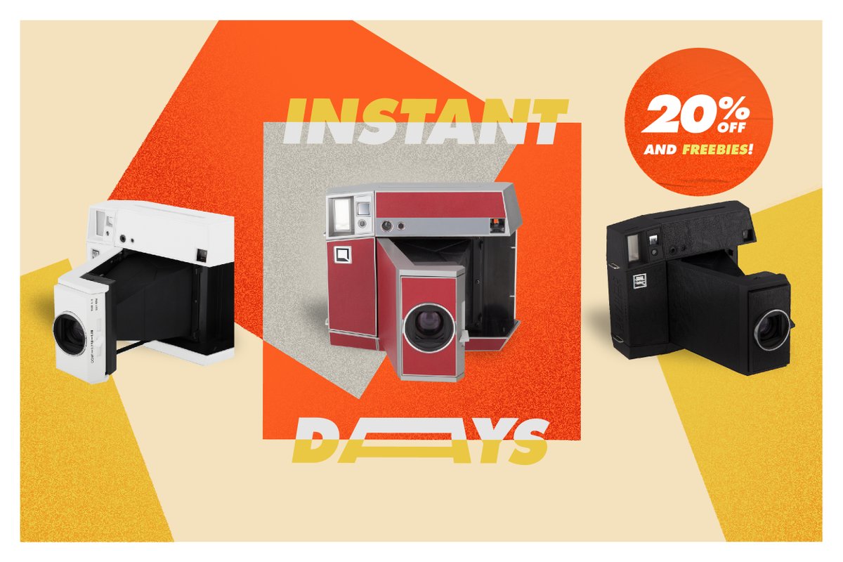 lomographynyc's tweet photo. What are #InstantDays you're asking?
It's tons of discounts & freebies. You can now for *instant* ;-) get 20% off the #LomoInstantSquareGlass and watch your shopping card magically add a ton of accessories to your order! Check it out: https://t.co/CJHGKud68o #lomography https://t.co/VVgpniTMOq
