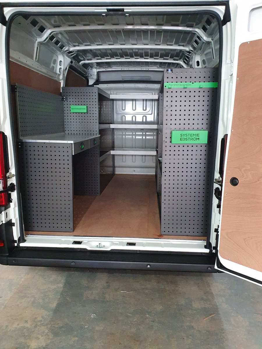 KeyRacking's tweet image. Check out the before and after picture of a recent racking installation that we did a few weeks ago!
It looks great doesn't it?
#vehicle #van #racking #edstrom