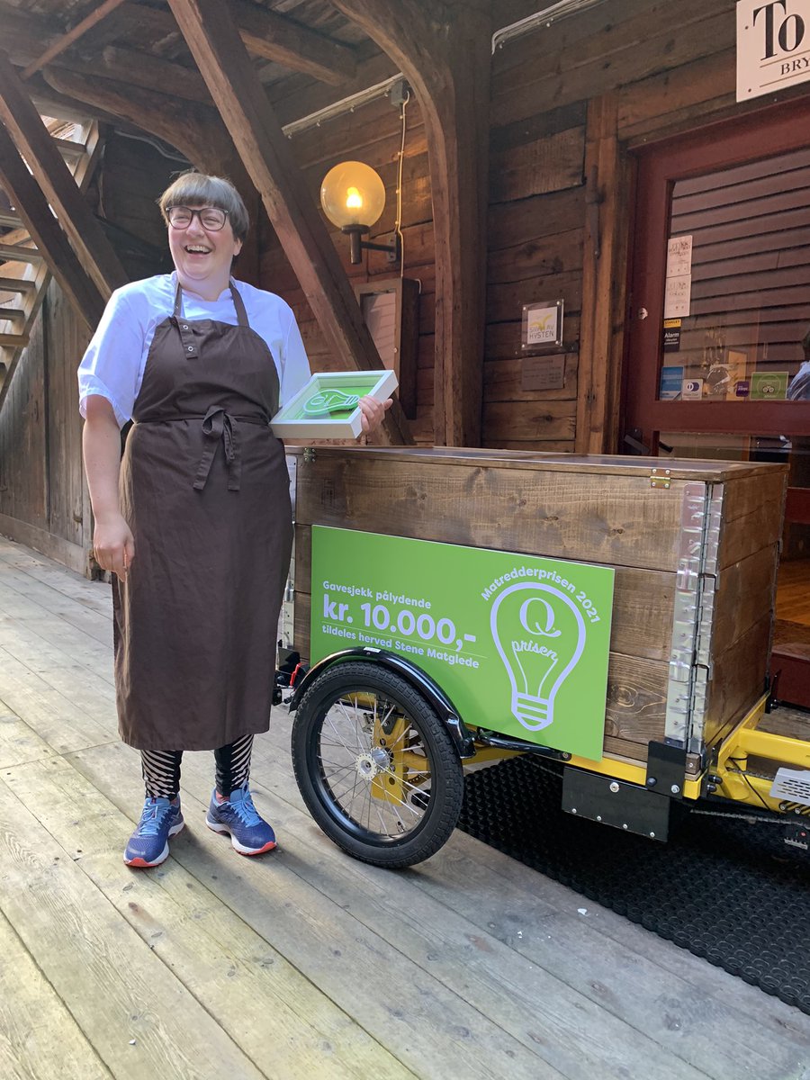 Syklende kokk vant Q-Matredderpris. Kjenner du en ekte matredder? Tips oss gjerne🥛#Qmeieriene