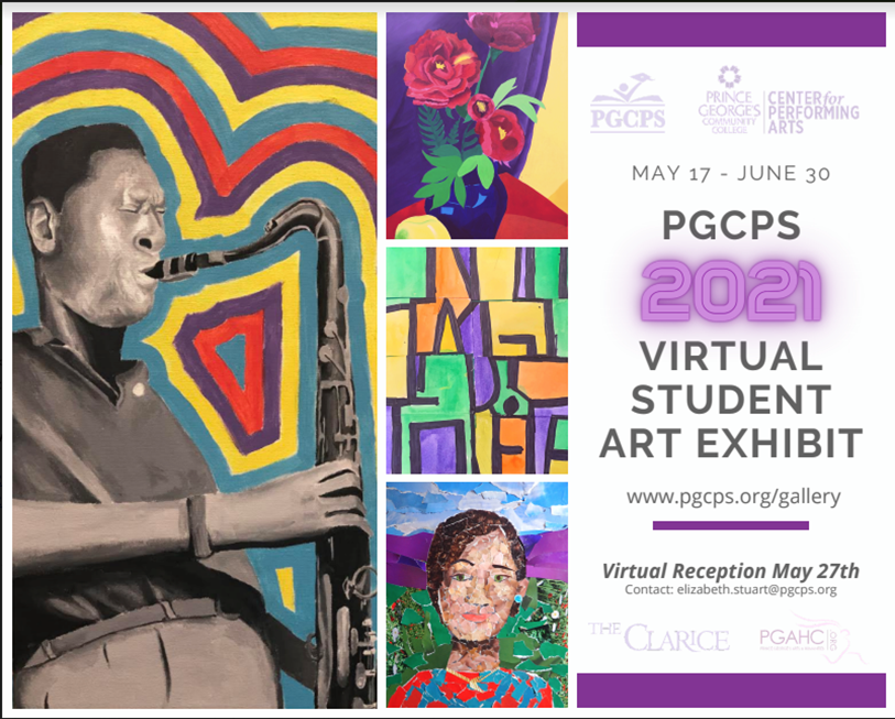 pgcps's tweet photo. Save the Date! Beginning Monday, May 17, view nearly 600 student artworks in our second online Student Art Exhibit on the PGCPS website! 🎨 https://t.co/TwkFIpgN5K