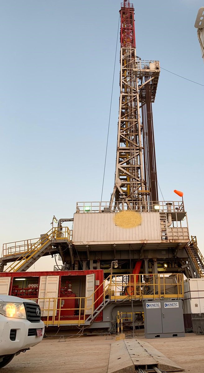 KineticUpstream's tweet photo. The Kinetic crew is rigged up and ready to assert in the desert!  
Contact #kineticupstream at https://t.co/ZJSA1OlTlE

#unconventionalinnovation #directionaldrilling #rotarysteerable  #oilandgas #oilindustry #oman https://t.co/qRPVZ0EoRZ