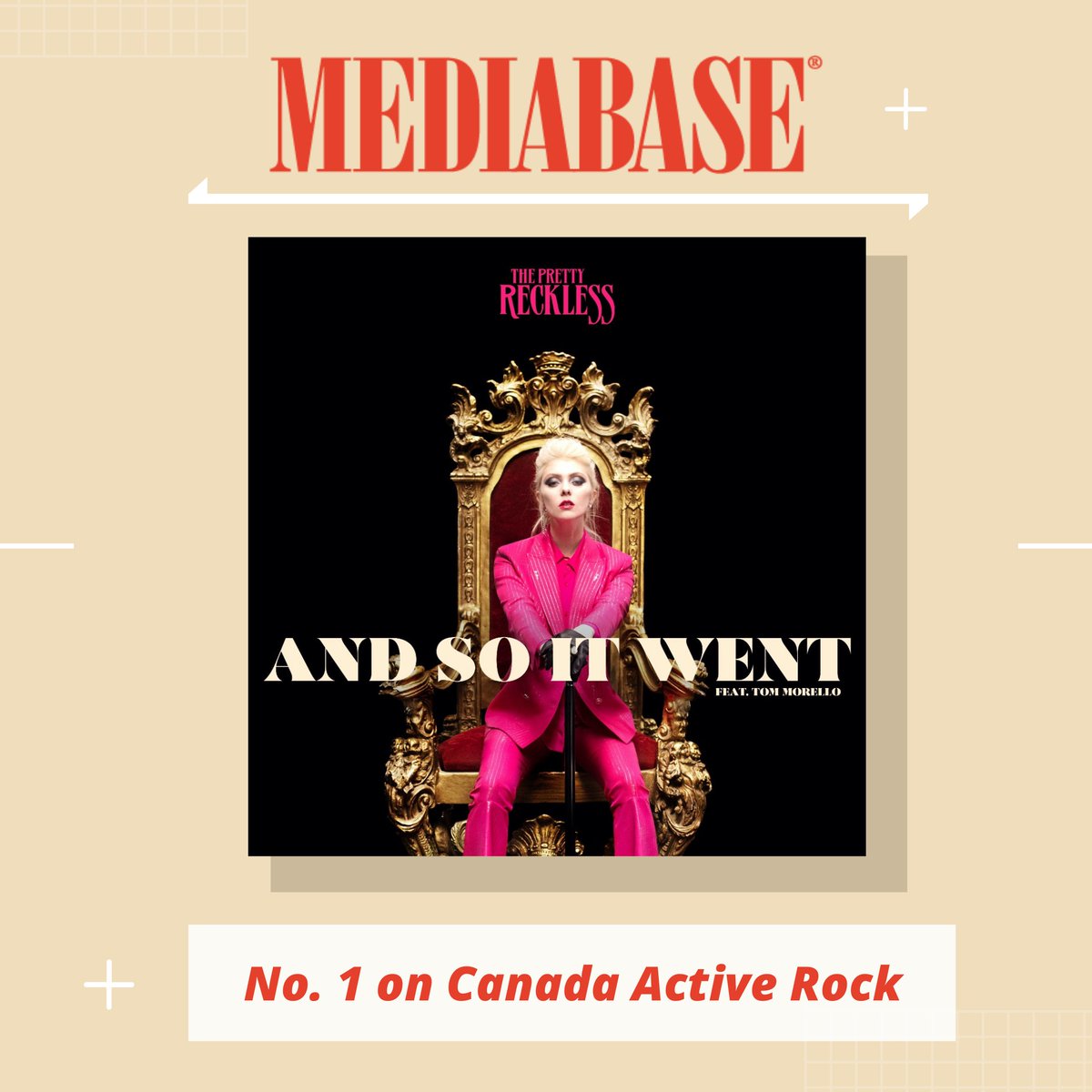 MediabaseCharts's tweet photo. Rock band @TPROfficial has scored a second No. 1 hit "And So It Went" on the Mediabase Canada Active Rock Chart. The song reached No. 1 on the Mediabase U.S. Active Rock Chart earlier in April. (Mediabase / Copyright © 2021 Mediabase) #mediabase #canadaactiverock #radioairplay https://t.co/DxAt4pFOol