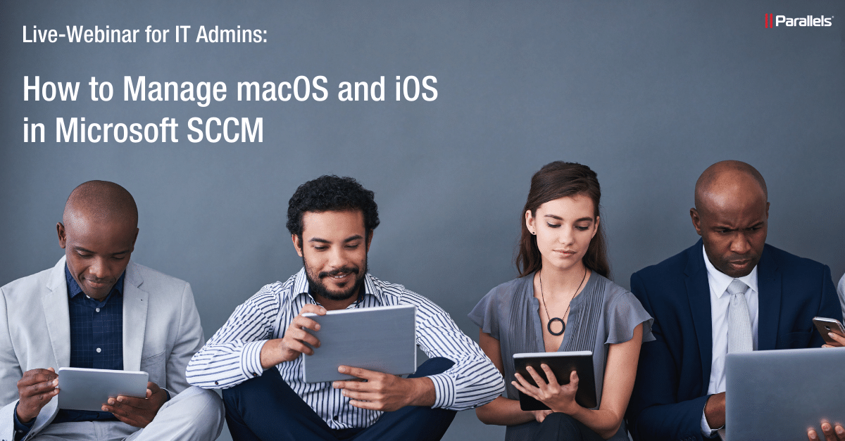 ParallelsMacMgt's tweet photo. Can you use Microsoft SCCM for macOS management? Yes, you can!
Register for a live webinar with our #SCCM admin, Danny Knox tomorrow and learn how to use macOS, iPad OS and iOS—all in Microsoft Endpoint Configuration Manager: https://t.co/qCkx29EqXR #MECM https://t.co/KFNf9AvXod