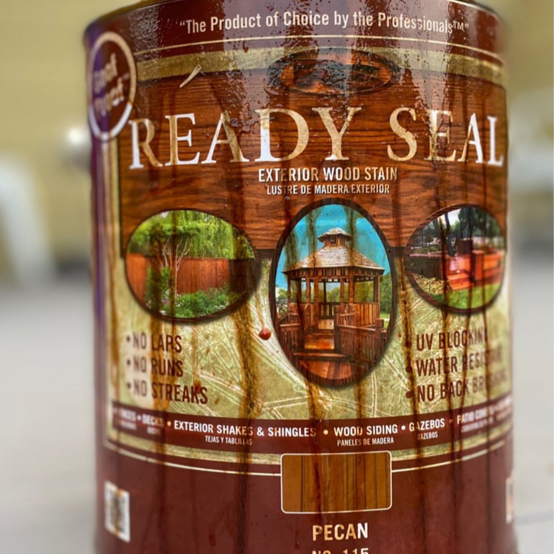 ReadySealinc's tweet image. What a fun playset!
Via IG's loverofcoffeeandshoes
Ft. Ready Seal® Pecan
#pecanstain #playsetideas #backyardprojects #woodstain #stainandsealer #readyseal #exteriorstain