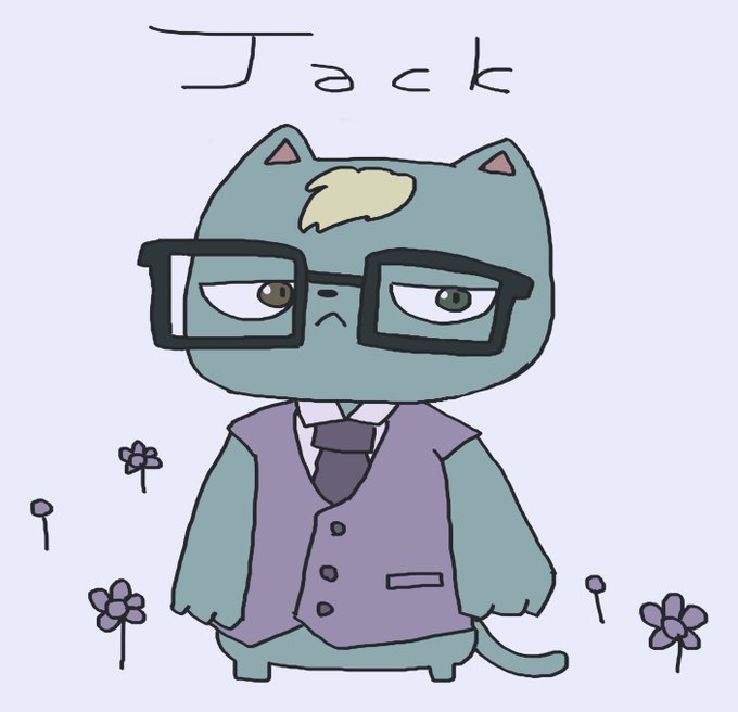 Drawing Raymond from Animal Crossing! 🐈⬛