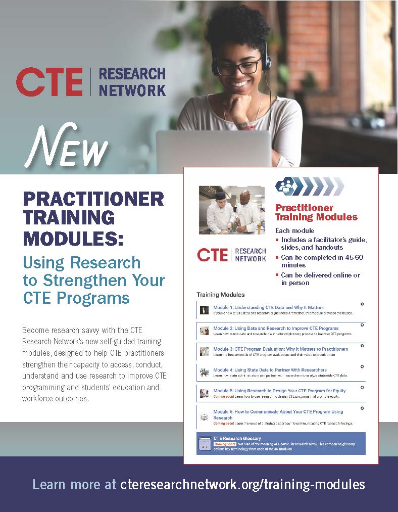 IES Research (@iesresearch) on Twitter photo The #IESfunded <a href="/CTEResNetwork/">CTE Research Network 2.0</a> has developed a series of free, asynchronous online training modules for CTE practitioners to help them better understand how to collect and use data to improve their programs: cteresearchnetwork.org/training-modul… The #IESfunded <a href="/CTEResNetwork/">CTE Research Network 2.0</a> has developed a series of free, asynchronous online training modules for CTE practitioners to help them better understand how to collect and use data to improve their programs: cteresearchnetwork.org/training-modul…