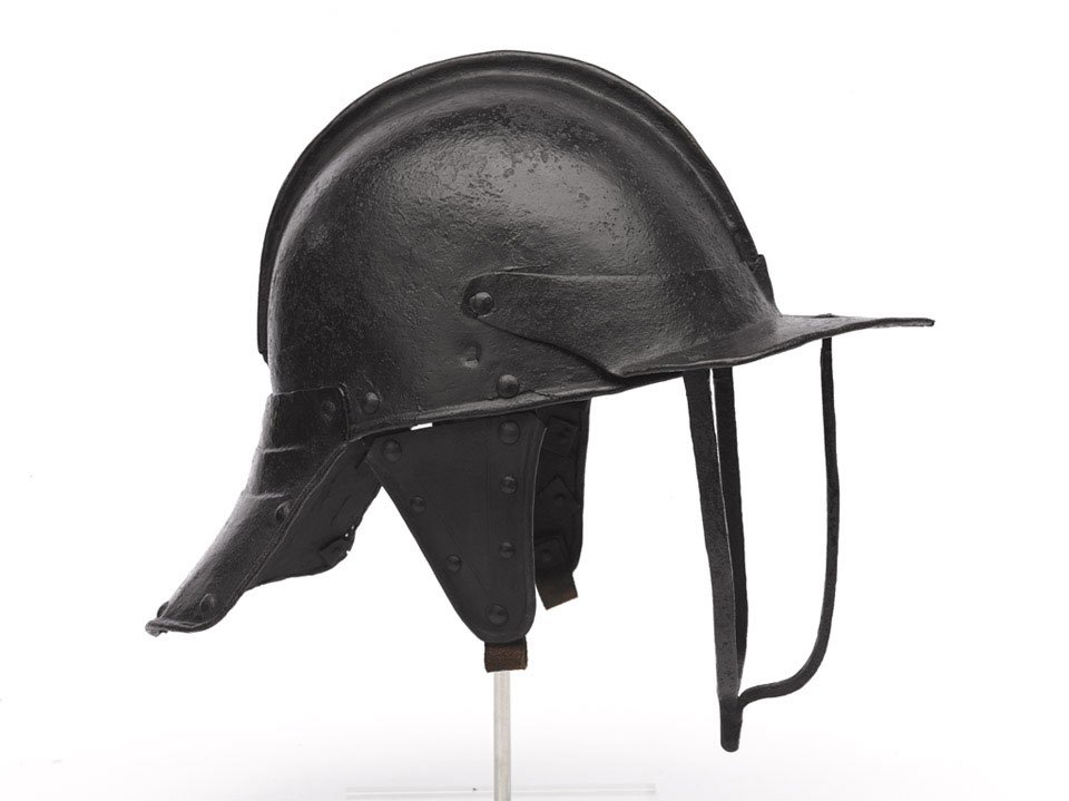 Some of the armour in this film is great, some is terrible. This seventeenth-century inspired helmet may be one of the worst offenders (but allows the audience to read the face of our protagonist).