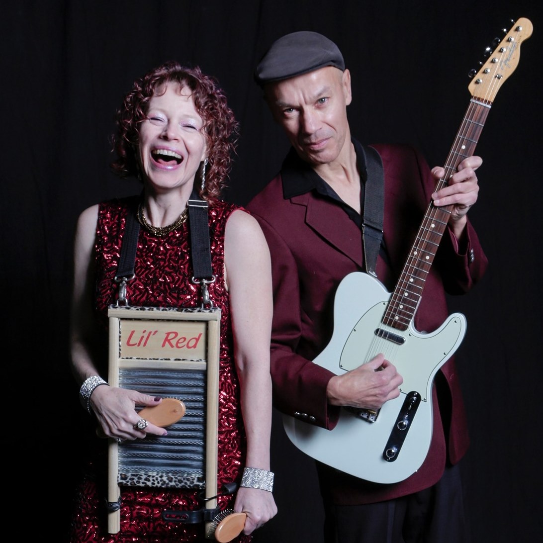 Going #livevirtually TODAY at Noon with Lil Red & The Rooster, go to our FB for a little afternoon music!