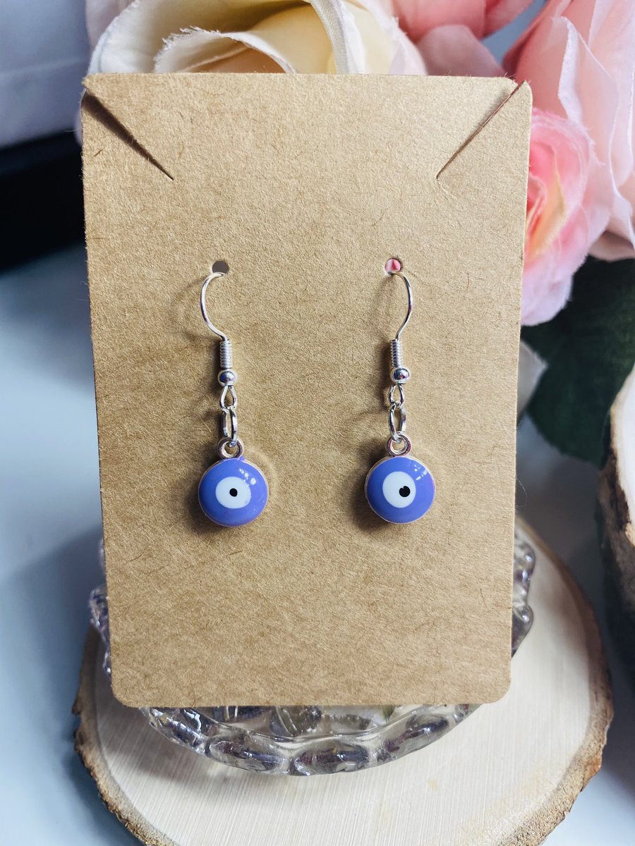 Evil Eye Necklaces & Earrings 🧿✨ Link: etsy.com/shop/MoonGlamC…