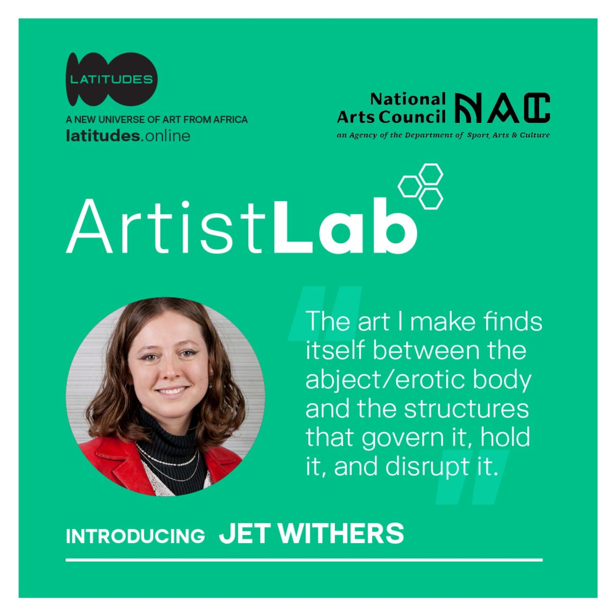 LATITUDES (@latitudesonline) on Twitter photo #ArtistLab is a professional practice skills development programme for artists looking to build a career in the industry. it is made possible by the generous support of the <a href="/NACSouthAfrica/">National Arts Council of South Africa</a> and the <a href="/NorvalFdn/">Norval Foundation</a>. #ArtistLab is a professional practice skills development programme for artists looking to build a career in the industry. it is made possible by the generous support of the <a href="/NACSouthAfrica/">National Arts Council of South Africa</a> and the <a href="/NorvalFdn/">Norval Foundation</a>.