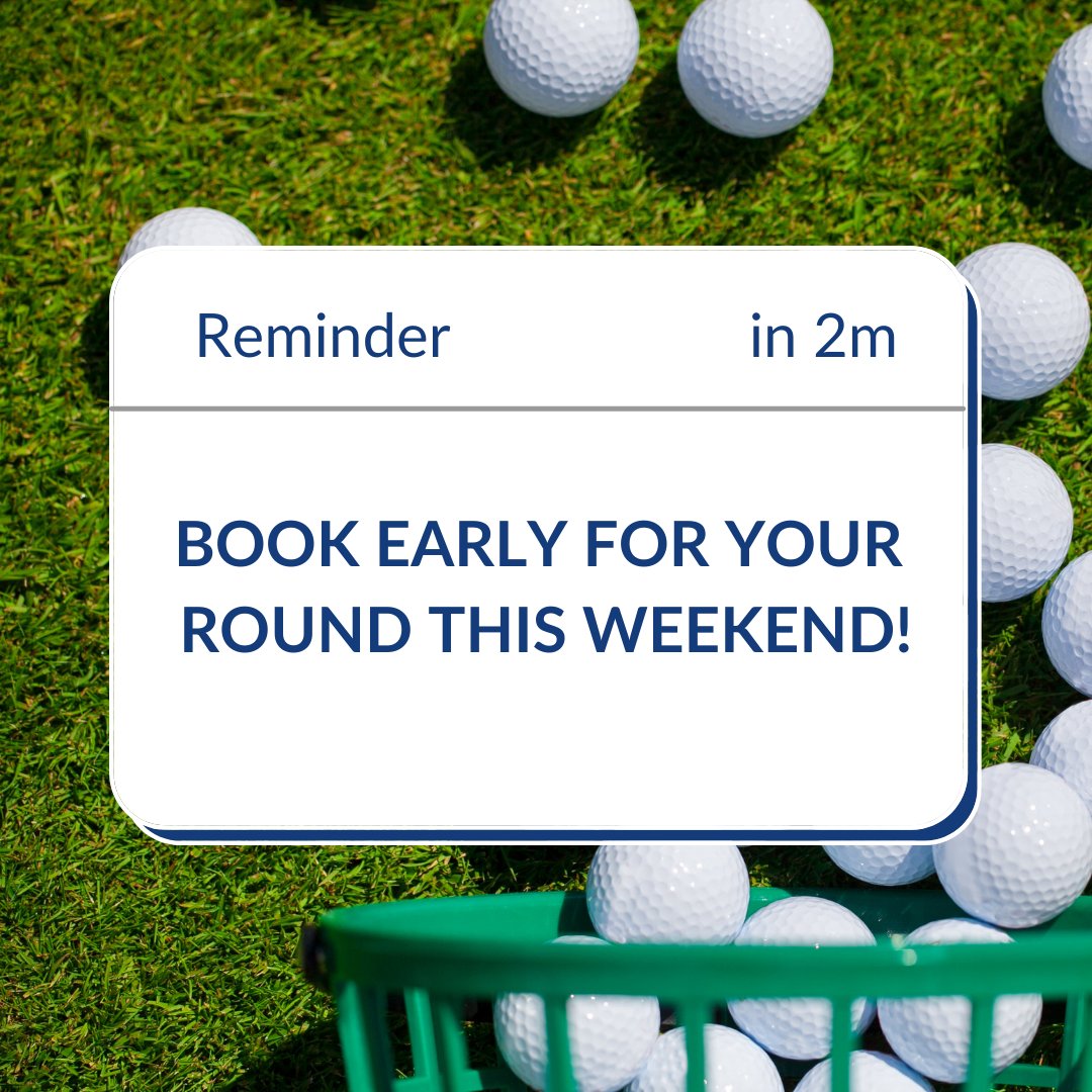 NHGLGolfShop's tweet photo. Always get the best rate and tee time when you book early. Visit our website to secure your round now! https://t.co/shrvbM2uha