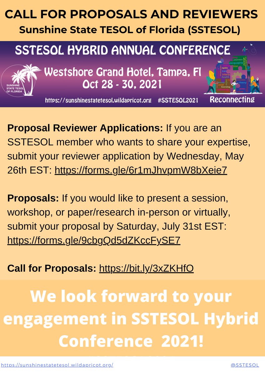 Sunshine State TESOL tweet media