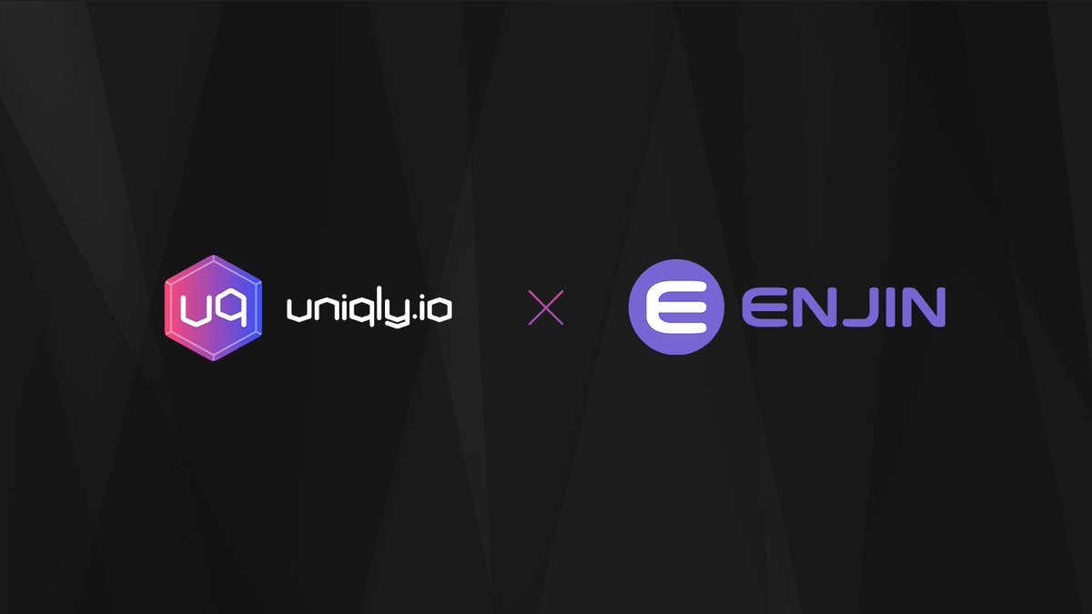 Uniqly is proud to announce our partnership with <a href="/enjin/">Enjin</a>!

We will be building on their Efinity blockchain to ensure faster, smoother, and more secure transactions for our NFT ecosystem.

Together, we will push the technical boundaries of #NFTs.

🔗 medium.com/uniqly-io/uniq… 🔗