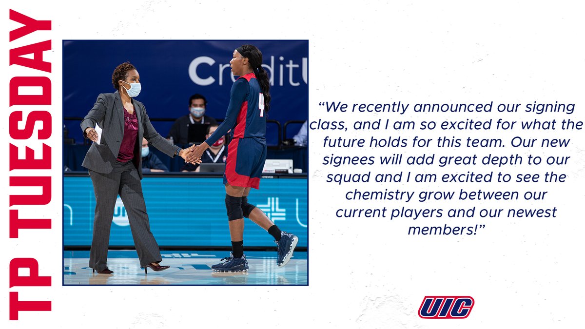 UIC_WBB's tweet photo. The future is bright! We are 🔥⬆️ for the 2021-22 season! #TPTuesday #FireUpFlames https://t.co/Q5VPsYzlo6