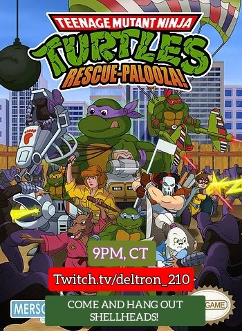 deltron_210's tweet photo. Your likes have spoken I will be playing #rescuepalooza I put retro last time lmao, but it will be going down tonight! I am excited, maybe I should just stick to this game until the New one comes out???? #tmnt #retrogaming #shellheads https://t.co/4Ade8OOcbn