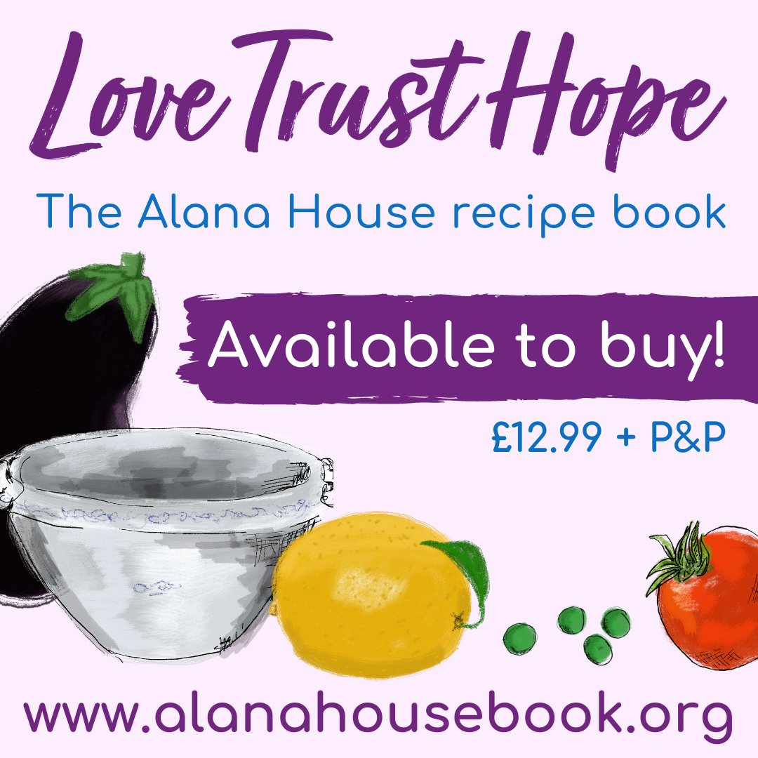 AlanaHousePACT's tweet photo. The Alana House recipe book is available to buy!
👉 https://t.co/wB92o1lCtF 👈
'Love Trust Hope' is a wonderful compilation of recipes from the Alana House community with a foreword from @PrueLeith as well as reflections and photography from the women.
Buy your copy today! https://t.co/QHOSxRKCEJ