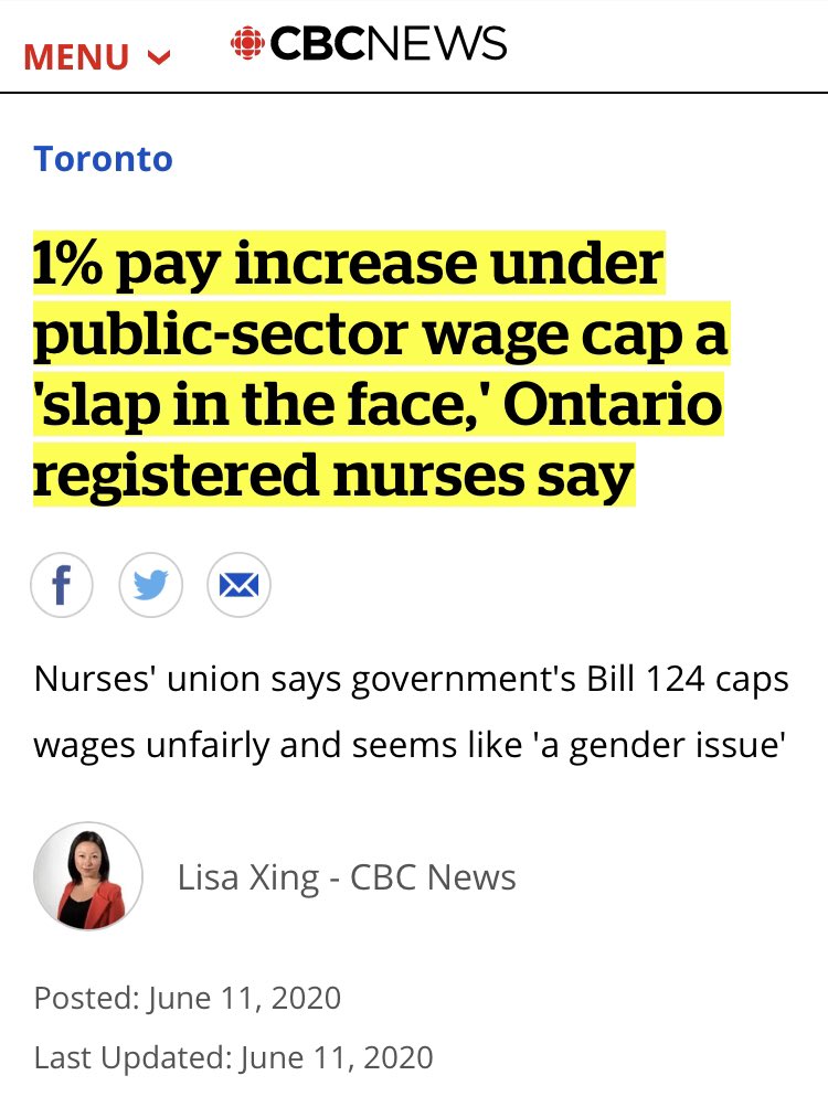 GradyTripp00's tweet photo. @fordnation As always, Doug Ford is full of sh*t. 

Ford appreciates the hard work and dedication of nurses so much he gave them a DECREASE in real income year-over-year.

#DougFordLies #ResignDougFord #NursesWeek2021 https://t.co/d7DUDDygWp