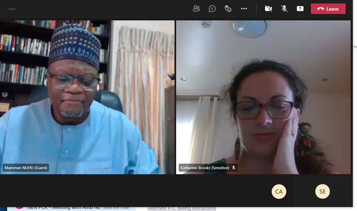 Amb_MNuhu's tweet photo. I had fruitful exchange with members of the UK High Commission Abuja and the Conflict Stability and Security Fund Programme of the UK government on the mutually beneficial partnership between the @lcbc_cblt and the UK Government. https://t.co/g9bFiznhmW