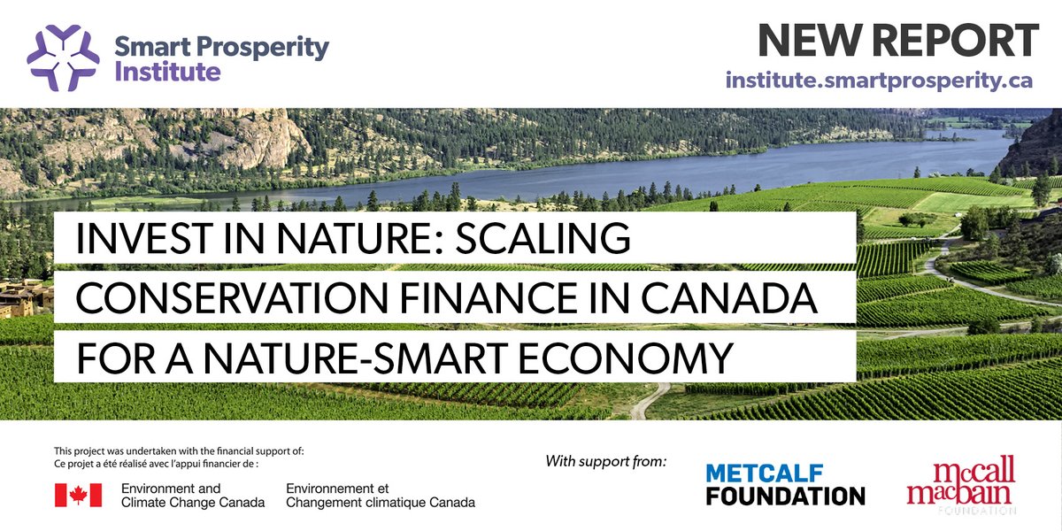 Scaling investment in nature is critical for the Canadian economy, to address climate change, and support the well-being of all Canadians.

Learn more in <a href="/SP_Inst/">SP Institute</a>’s newest report: 

➡️ bit.ly/3hhIQNz 

#InvestInNature