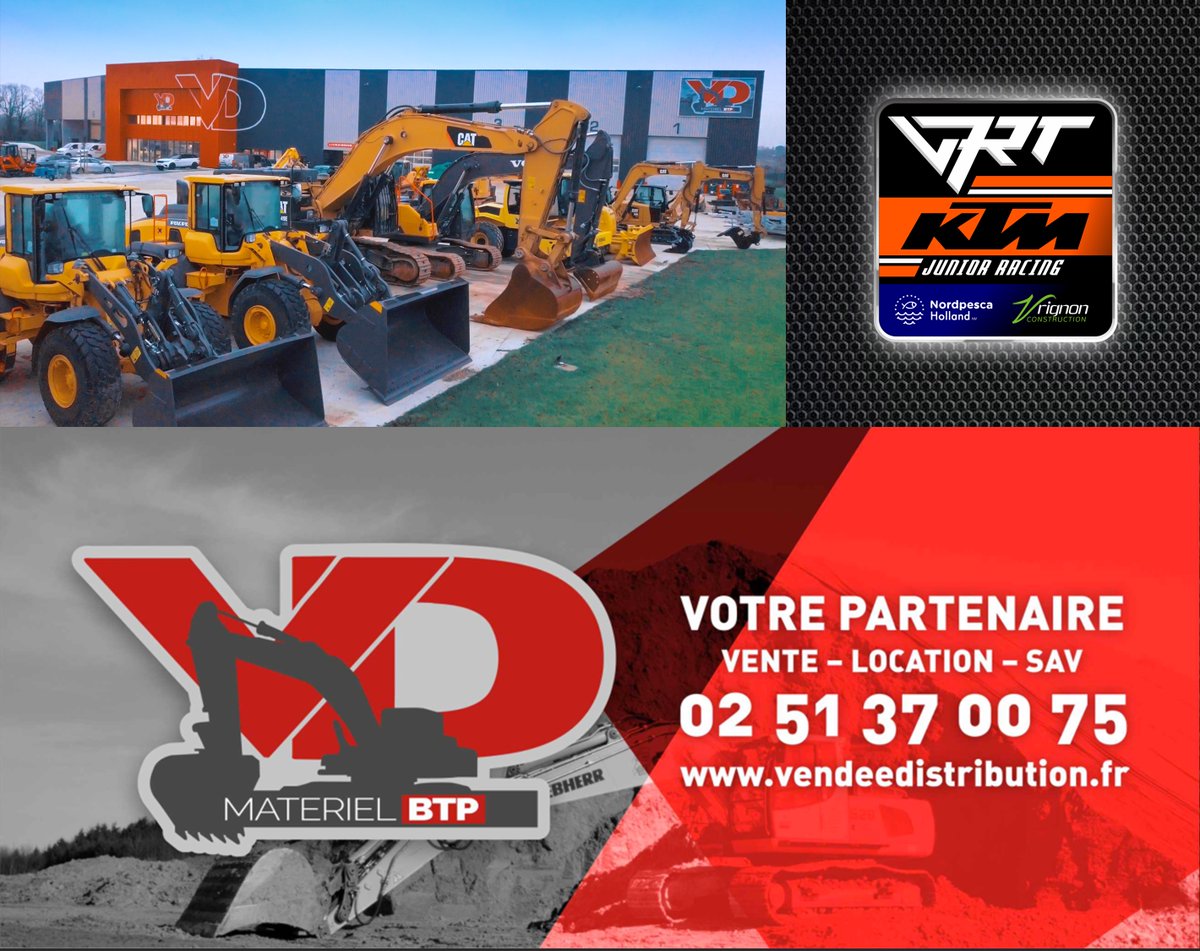 TeamVRT4's tweet photo. RUBRIQUE - Un jour, un partenaire -

Vendée Distribution est l'entreprise qu'il vous faut pour la vente et la location de matériel BTP.

Pour en savoir plus ⬇️⬇️

https://t.co/tyVUuXVMPS https://t.co/VoNZnbY9OE