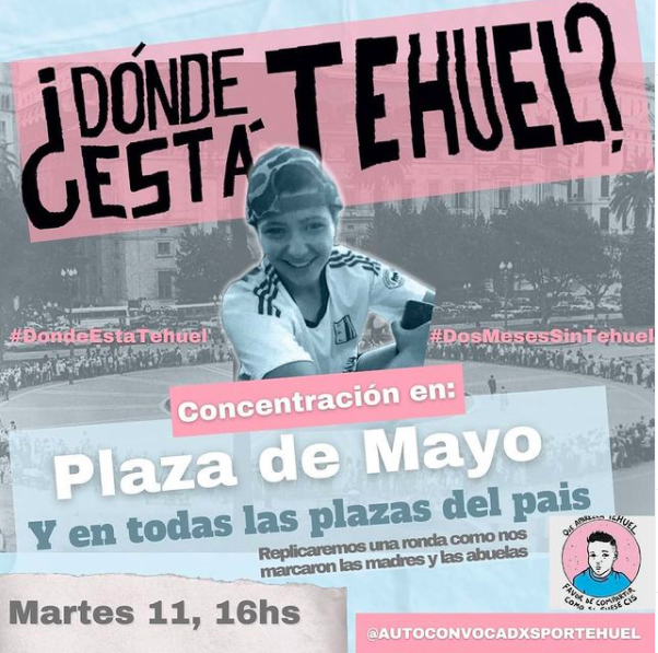 PresentesLatam's tweet photo. 🇦🇷🏳️‍⚧️2 meses sin #Tehuel 
Los dos detenidos, Ramos y Montes, fueron las últimas personas que lo vieron. 
✊🏾La familia insiste: “Que hablen, que nos digan dónde está Tehuel”.
 Hoy habrá movilizaciones en todo el país.
📲https://t.co/ARLwjXwOe9 https://t.co/01DxKuohZr