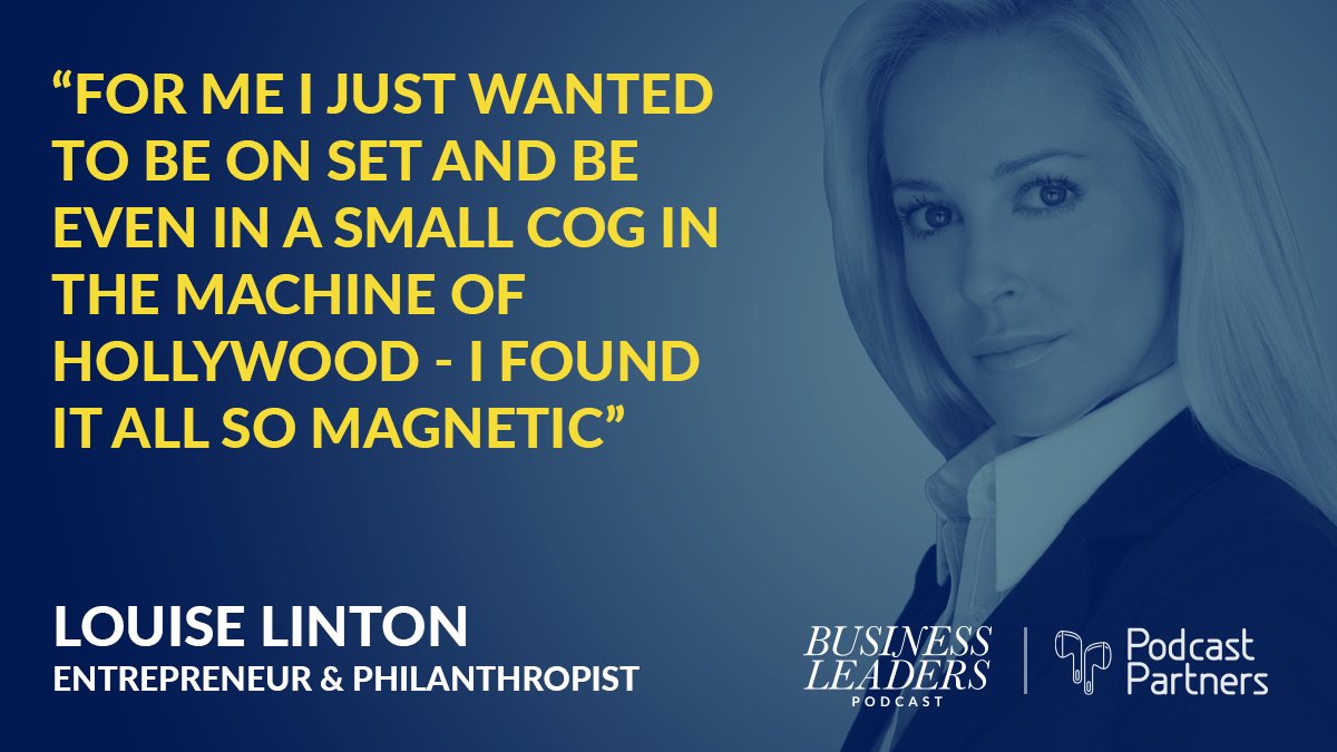 Brilliant experience being a guest on @Biz_Leaders_FM, where we had a discussion about #Hollywood, and how crucial it is to your happiness to be passionate about what you're doing! Have a listen 👇 businessleaders.fm/louise-linton