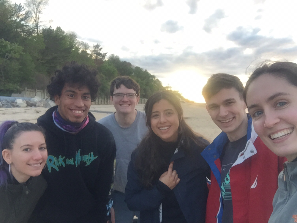 sarahamide's tweet photo. Students in my online Resilient Communities class organized a get together at the beach. It was great to see them in person. #happyprof #LongIsland @SoMAS https://t.co/TwEuBWcbST