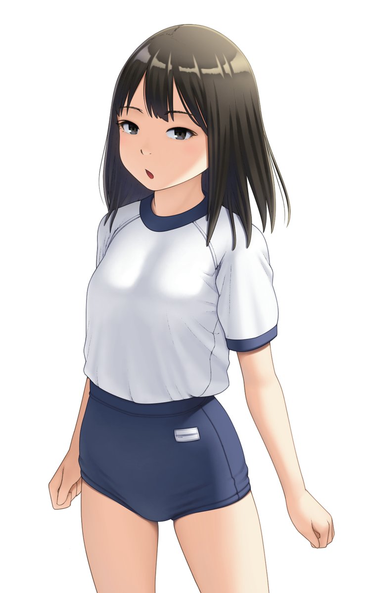 まぶる お絵描き修行中 على تويتر 少し俯瞰気味アングルの女の子です