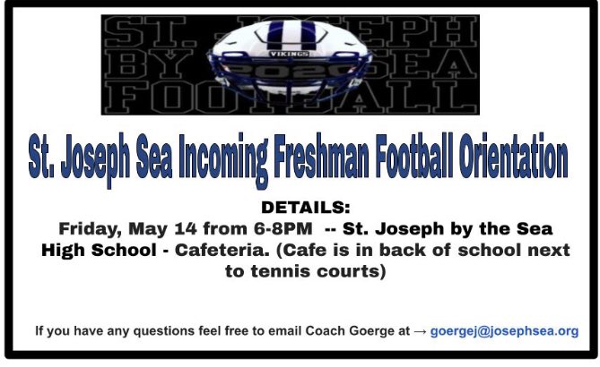 St Joseph By The Sea Football Seavikings Twitter
