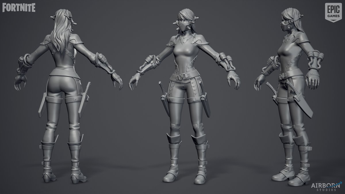 airbornstudios's tweet photo. G'day, ladies and gentlemen! Back with another @FortniteGame tidbit yours truly did 3D work on: #Slurpentine and her back bling! She made her debut last year. https://t.co/R6kMkTKDQm #Fortnite #3dart #3dmodeling #gameart #fortnitebr 1/2 https://t.co/u3Hw9r5XiM