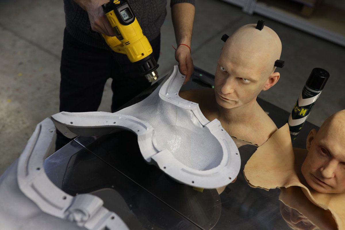 promobot's tweet image. We use these forms to bring Robo-C to life. Each of them is an individual development that gets adjustments and reshapings based on the customer’s request. Robo-C can look like any person on Earth, real or fictional.

#Promobot #automation #servicerobots #humanmachine #robotics