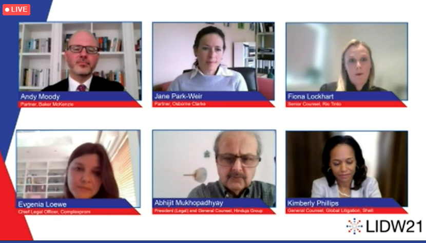 We're currently live at #LIDW21 with: The external counsel as strategic partner