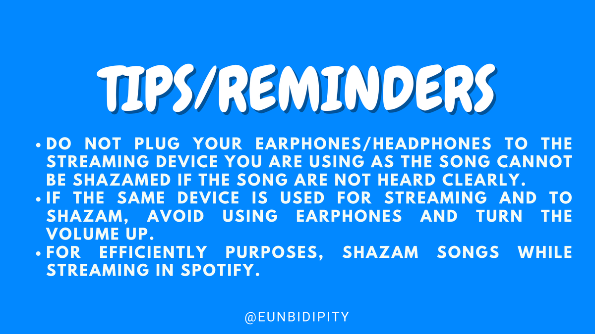 how to shazam - guide + tips/reminders + the use of shazam