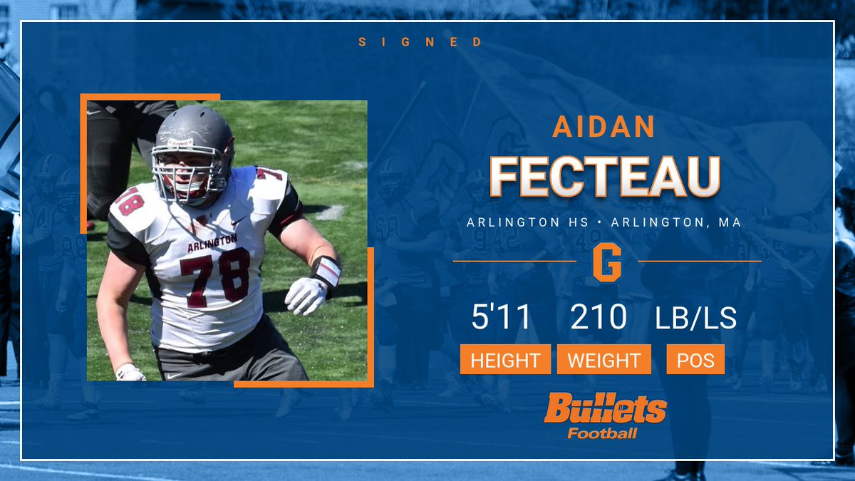 GburgFB's tweet photo. Next up is Aidan Fecteau! Aidan is a LB/LS from Arlington, Massachusetts. Aidan was rated as a 4.5 ⭐️ Rubio Long Snapper. #GettysburgGreat #Reload21 https://t.co/mwn4xBHX1J