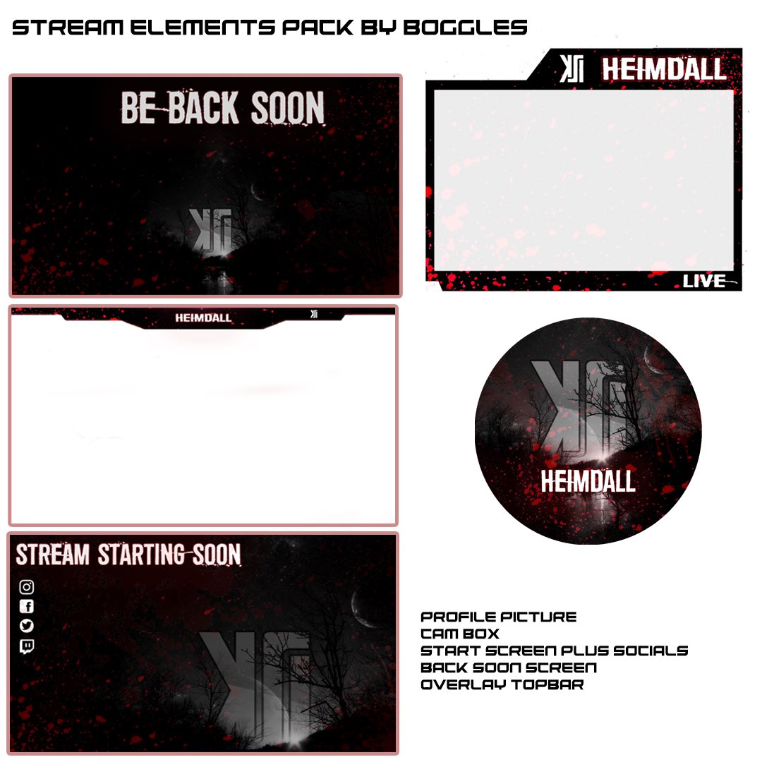 KSIGraphics's tweet image. New member stream pack made by Boggles! @MWilliam92