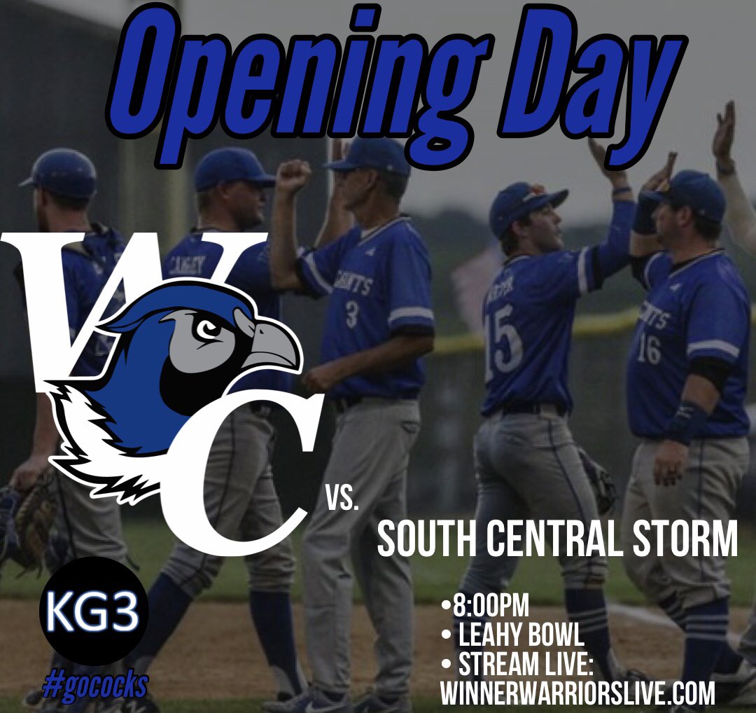 Winner/Colome Pheasants ⚾️ (@wcpheasants) on Twitter photo It’s the day we all have been waiting for! Happy opening day! Pheasants host <a href="/CentralStorm/">South Central Storm</a> tonight at Leahy Bowl. First pitch has been changed to 8:00pm instead of 7:30pm. Hope to see you there! #gococks #KG3 It’s the day we all have been waiting for! Happy opening day! Pheasants host <a href="/CentralStorm/">South Central Storm</a> tonight at Leahy Bowl. First pitch has been changed to 8:00pm instead of 7:30pm. Hope to see you there! #gococks #KG3