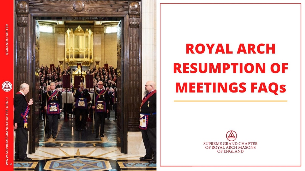 Following the Prime Minister's announcement yesterday, Supreme Grand Chapter is pleased to announce the resumption of Masonic Meetings from 17th May. 

Find out more details in yesterday's edition of First Rising.

#Freemasons