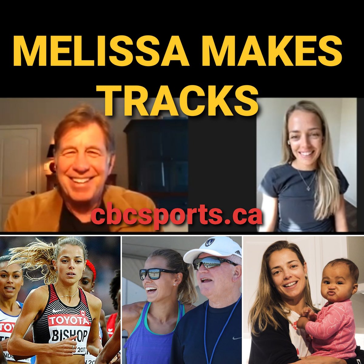 Scott Russell (@cbcscottrussell) on Twitter photo She's still got it! <a href="/BishopMelissa/">Melissa Bishop-Nriagu</a> Melissa Bishop-Nriagu runs 1:58:60 800m on Mother's Day to achieve Olympic Standard She reflects on motherhood, maternal rights, and an inspirational mentor.
cbc.ca/player/play/18…
<a href="/cbcsports/">CBC Sports</a> <a href="/cbc/">CBC</a> <a href="/CBCOlympics/">CBC Olympics</a> <a href="/AthleticsCanada/">Athletics Canada</a> <a href="/TeamCanada/">Team Canada</a> She's still got it! <a href="/BishopMelissa/">Melissa Bishop-Nriagu</a> Melissa Bishop-Nriagu runs 1:58:60 800m on Mother's Day to achieve Olympic Standard She reflects on motherhood, maternal rights, and an inspirational mentor.
cbc.ca/player/play/18…
<a href="/cbcsports/">CBC Sports</a> <a href="/cbc/">CBC</a> <a href="/CBCOlympics/">CBC Olympics</a> <a href="/AthleticsCanada/">Athletics Canada</a> <a href="/TeamCanada/">Team Canada</a>