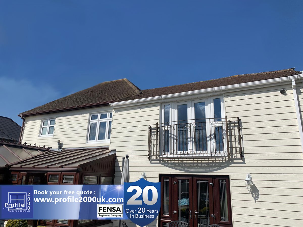 All new windows fitted front and rear including the rather special round window. Also at the rear new French doors for the Juliet balcony. Good work team! 🏆
Free quote at : profile2000uk.com

 #upvc #windows #upvcwindows #frenchdoors