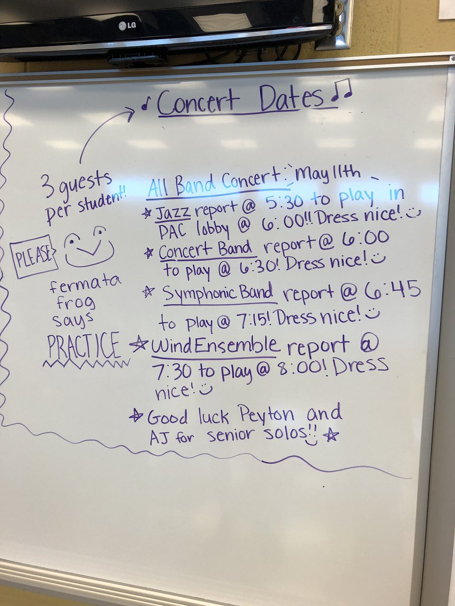 NVBand's tweet photo. NV BAND concert tonight!!!
Picture attached with details on times for each group.  See you soon and GO CATS!!! https://t.co/jKQkWpJymt