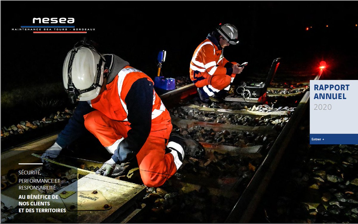 Découvrez l'édition 2020 de notre rapport annuel. Une version entièrement numérique rythmée autour de nos valeurs "Sécurité, Performance, Responsabilité" indd.adobe.com/view/3b27fb2e-… <a href="/jbdelrue/">Jean-Bruno DELRUE</a> <a href="/LGVSEA_LISEA/">LISEA</a> <a href="/VINCIConcess/">VINCI Concessions</a> @SYSTRA_LTD <a href="/SNCFReseau/">SNCF Réseau</a> <a href="/AgencePJC/">Agence PJC</a>