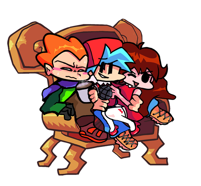 bfisabottom's tweet photo. #fridaynigthfunkin #fnf #Wholesometrio #Pico #GIRLFRIEND #BOYFRIEND #Week_5 #Week5 #edit #art
I know i am not big artist, but i love wholesome trio and i decided to do this Edit or even a mod with this in future
sick Pico :C
nicks: Funkit, Chibi Pico, UltimateBFFAN https://t.co/c7U9L6YXle