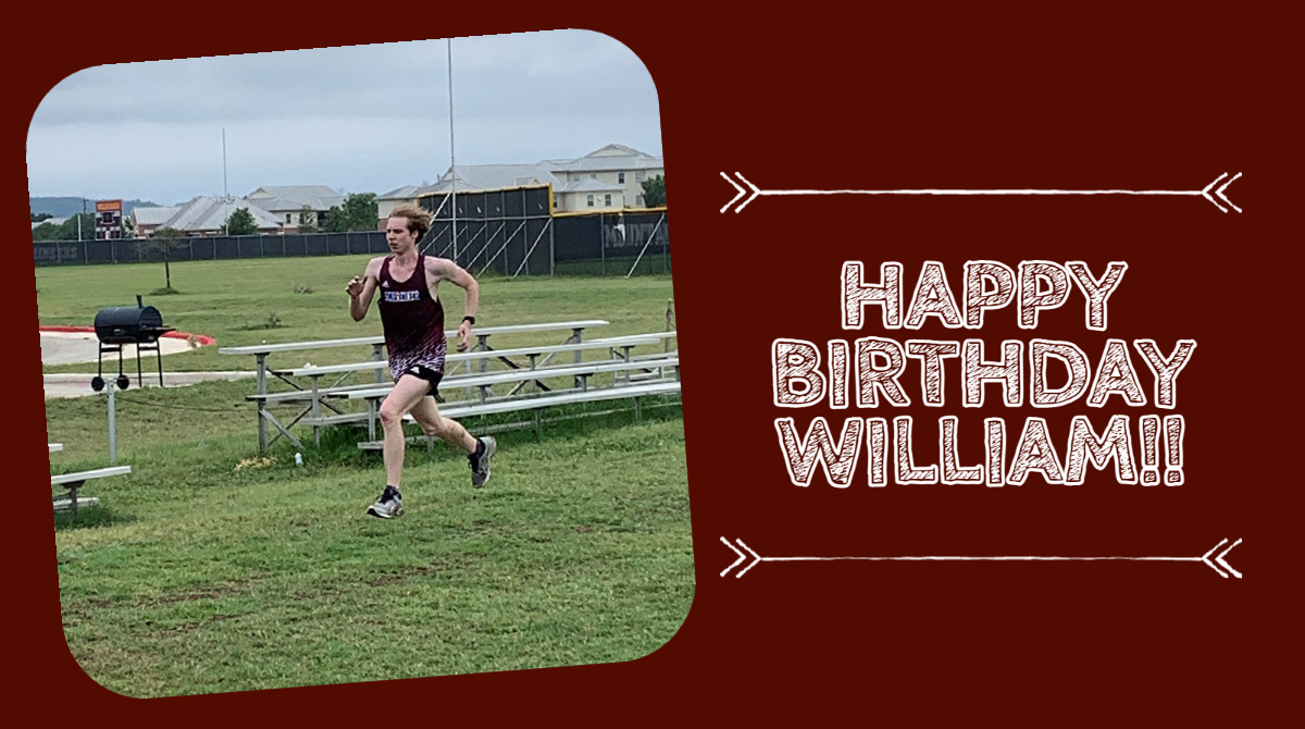 Happy Birthday to freshman distance runner - William Heatherington!! We hope you have a great day! #HappyBirthday
